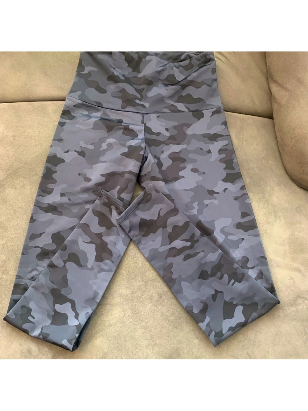 Onzie high waist black/grey camp leggings XS - Picture 2 of 6